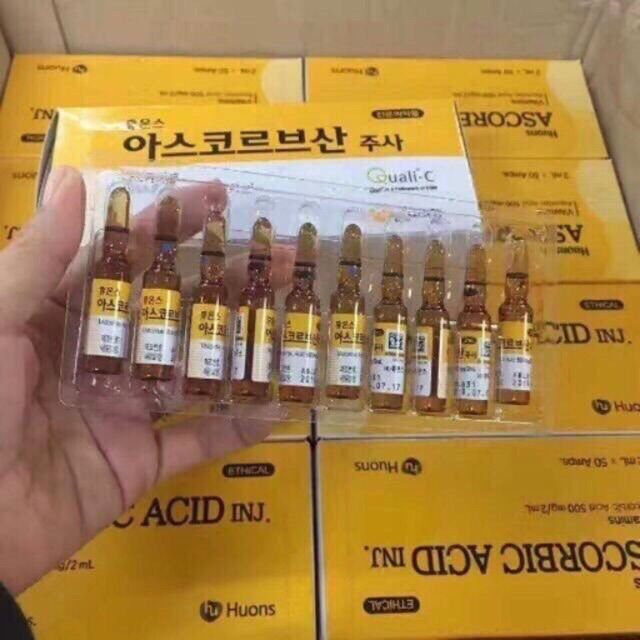 Serum tinh chất vitamin C hộp 50 ống