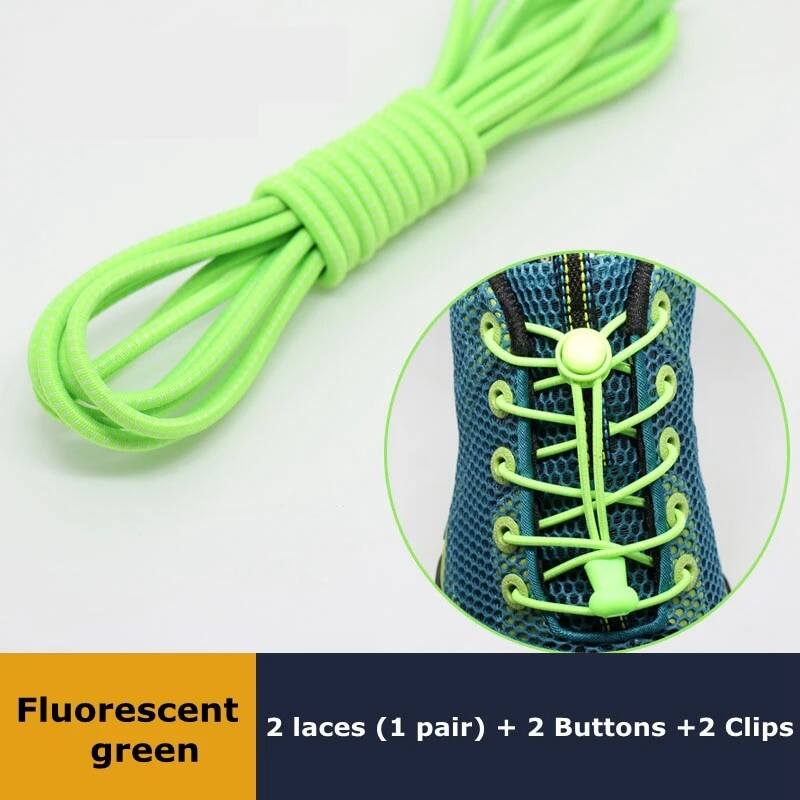 1 Đôi Giày Lười Dây Giày Sneaker Dây Giày Thun Dây Giày Phụ Kiện Giày Lacets Shoestrings Chạy/Chạy Bộ/Triathlone