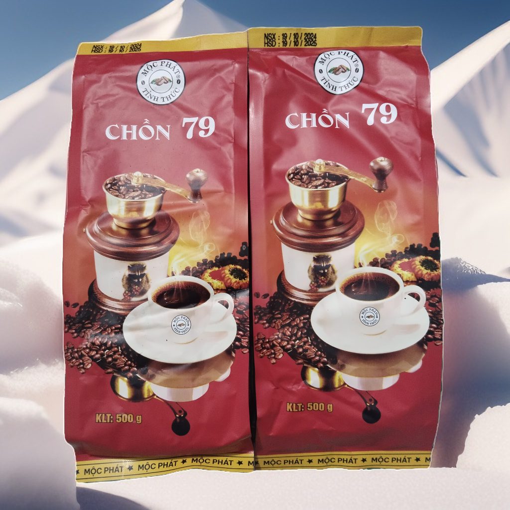 Cafe chồn 79 Hảo Hạng, thơm, sánh =1kg Cafe Hiệu Mộc Phát