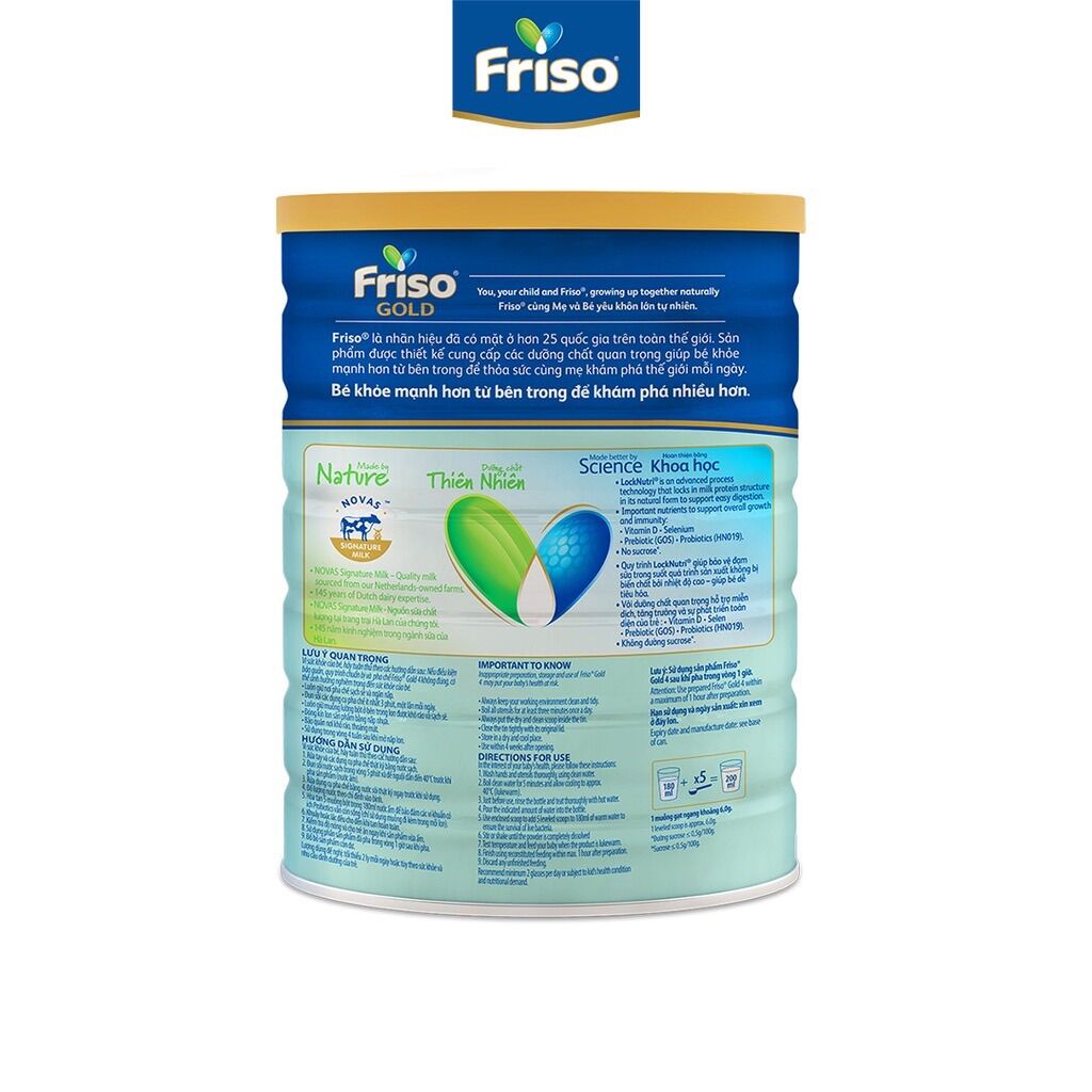 [HCM]Sữa bột Friso gold số 4 1,4 kg