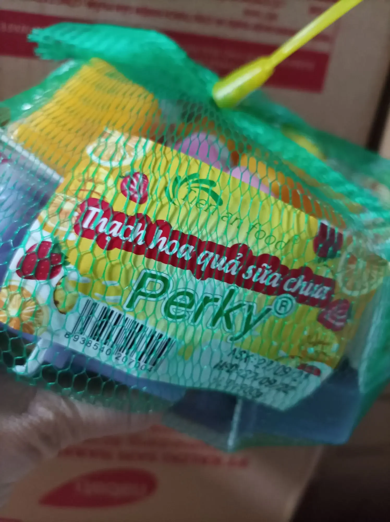 Thạch rau câu sữa chua Perky 900g