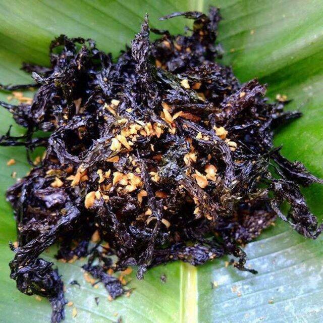 [HCM]Rong biển cháy tỏi bịch 500g