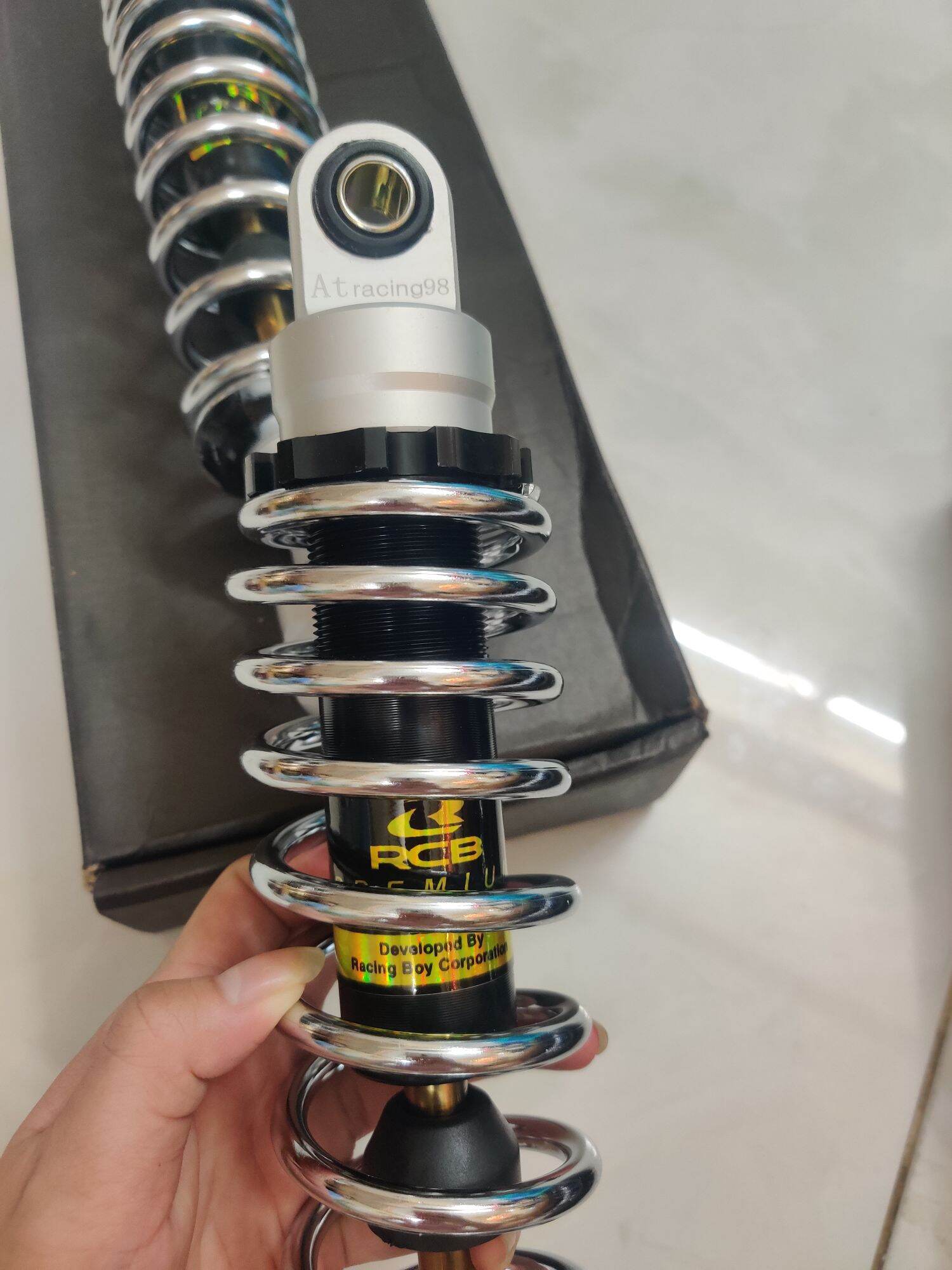 Phuộc RCB lắp cho Airblade đời đầu Nouvo 4_5_6 PCX NVX Impulse...