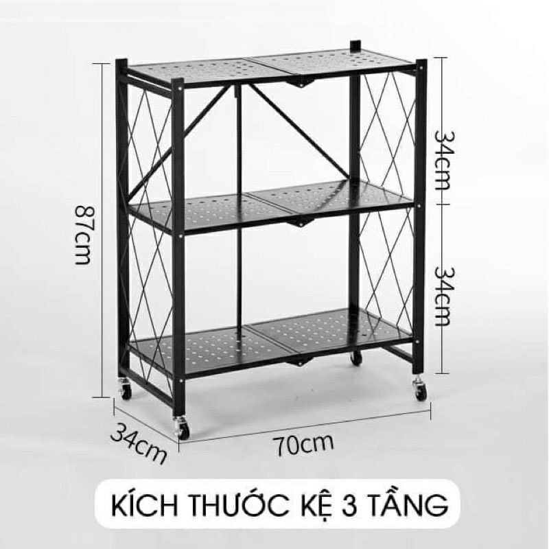Kệ đựng đồ đa năng gấp gọn , Kệ sắt gấp gọn