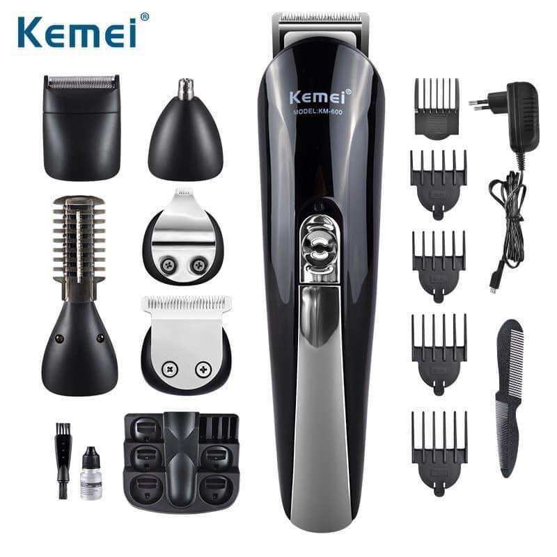 Tông đơ cắt tóc cạo râu chính hãng keimei km600 có chức năng cạo râu cạo lông tỉa lông mũi