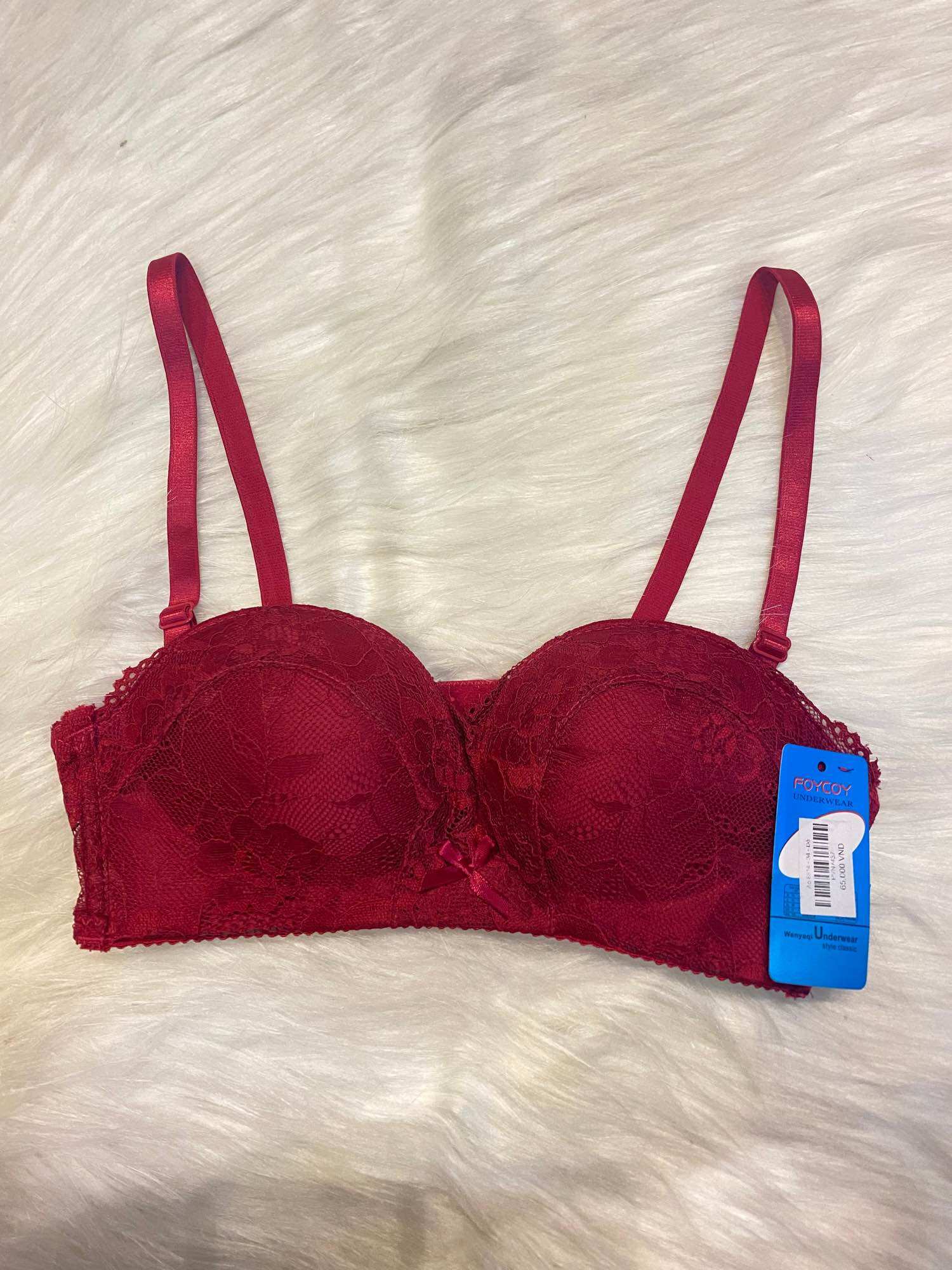 Floral lace horizontal bra without voice pad hand pad-32 34 36