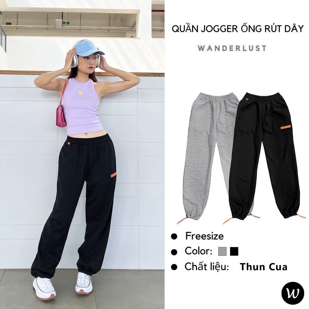 Quần Jogger ống rút dây Wanderlust FW2022