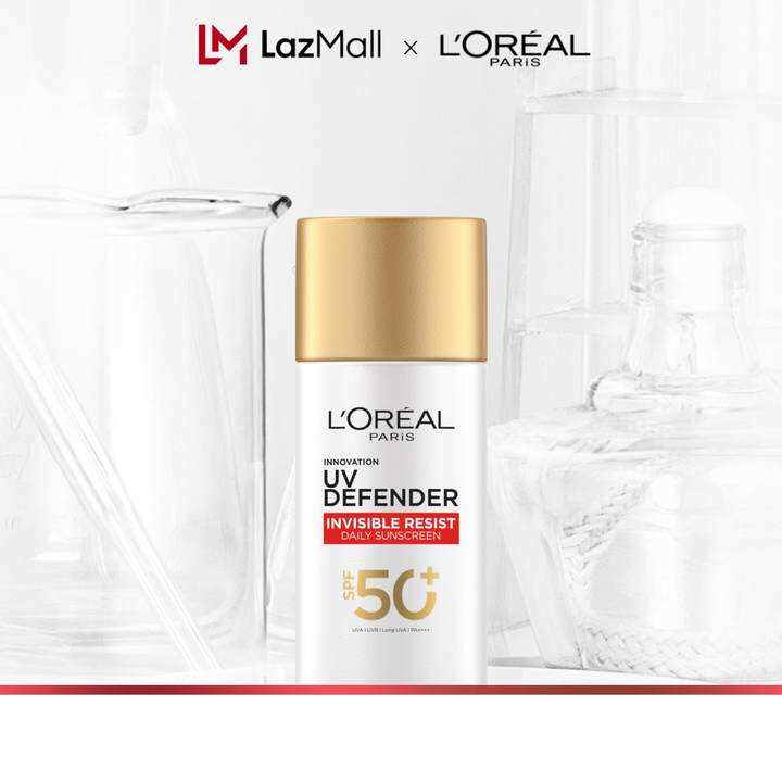 Sữa Chống Nắng Phổ Rộng Vô Hình Thoáng Da UV Defender Invisible Resist L’Oréal Paris 50ml SPF 50+ PA++++