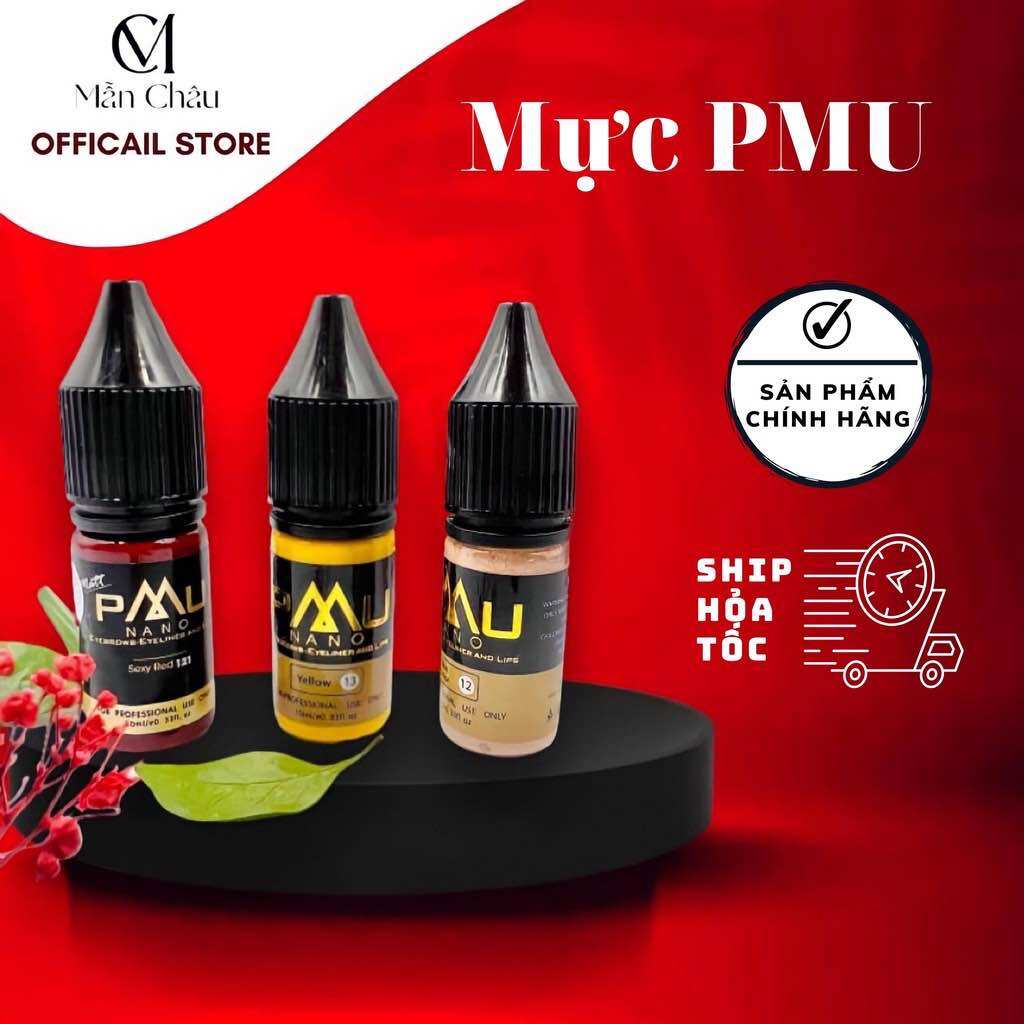 [MẪU MỚI] Mực Phun Xăm NANO PMU Phun Mày Môi Mí