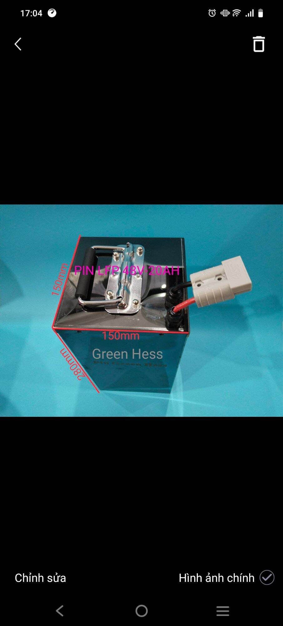 Pin xe Máy điện LFP 48V, 60V, 72V BH 3 năm, tặng sạc