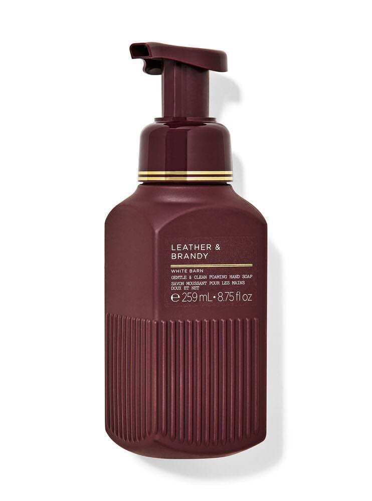 Nước rửa tay tạo bọt Bath & Body Works Leather & Brandy 259ml