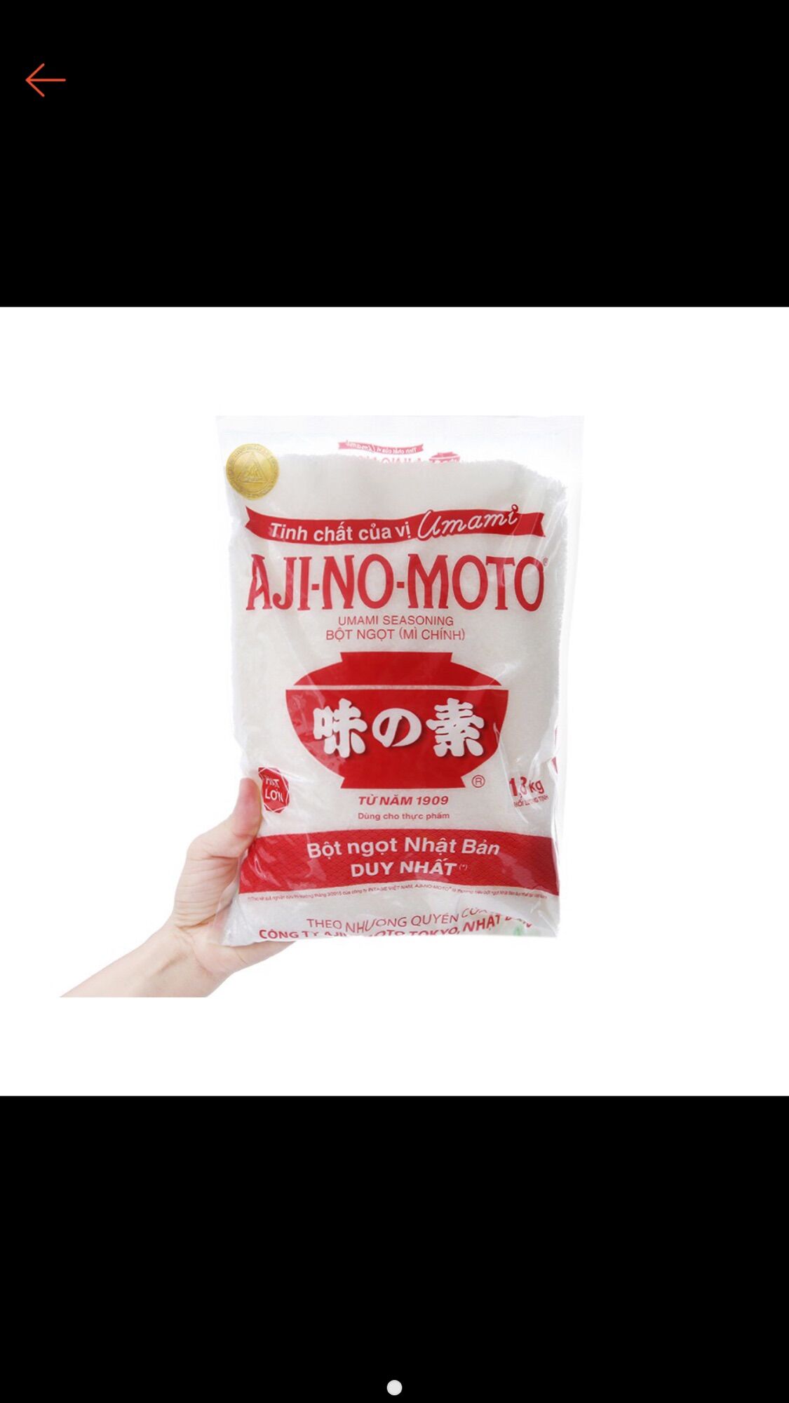 Bột Ngọt (Mì Chính) Aji-No-Moto 1kg