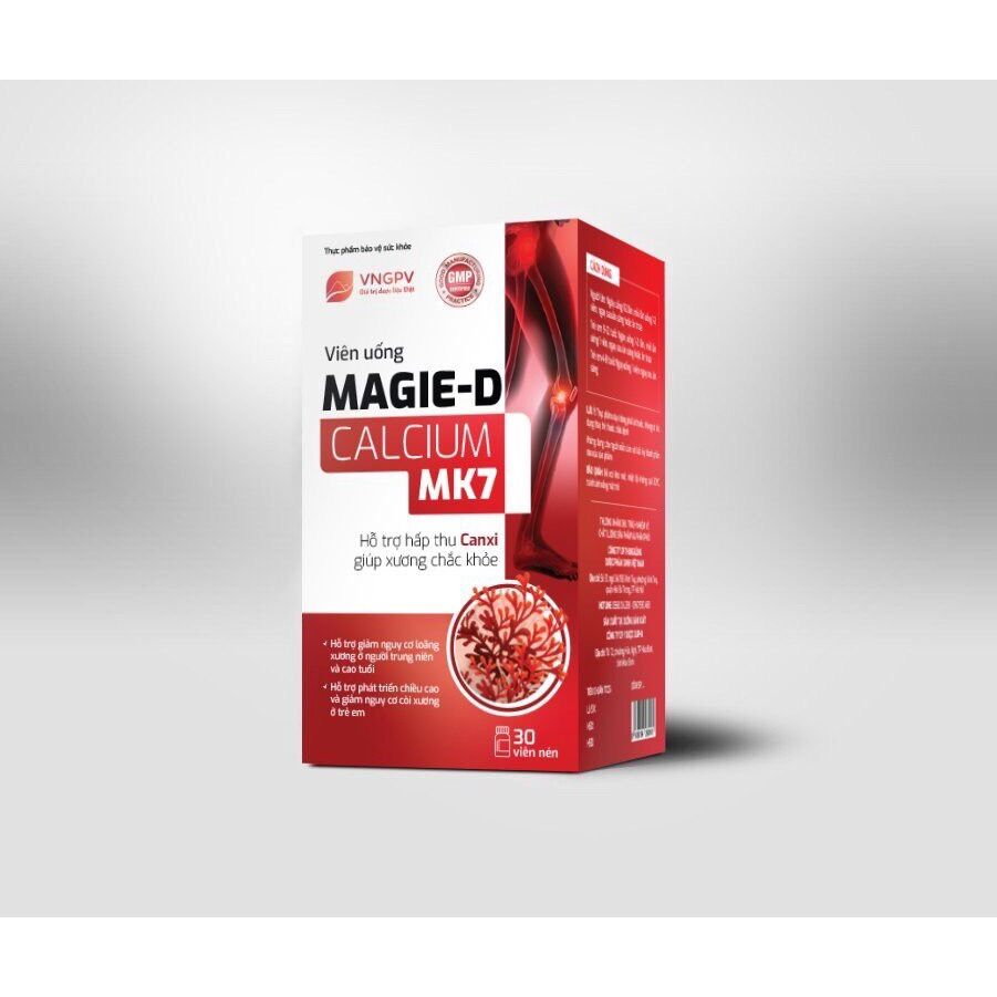 Canxi hữu cơ từ tảo biển , Magie- D Calcium MK7 hỗ trợ xương chắc khoẻ