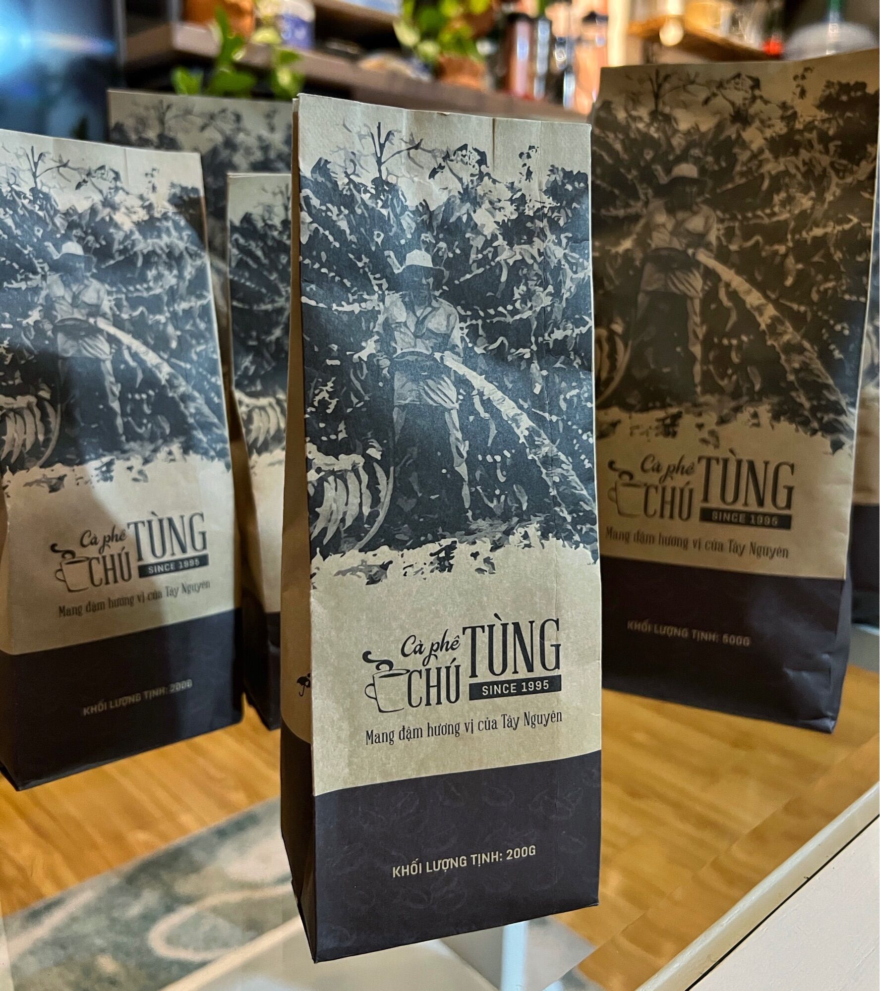 Cà phê Robusta nguyên chất, Cà phê mộc rang xay - Yang Farm