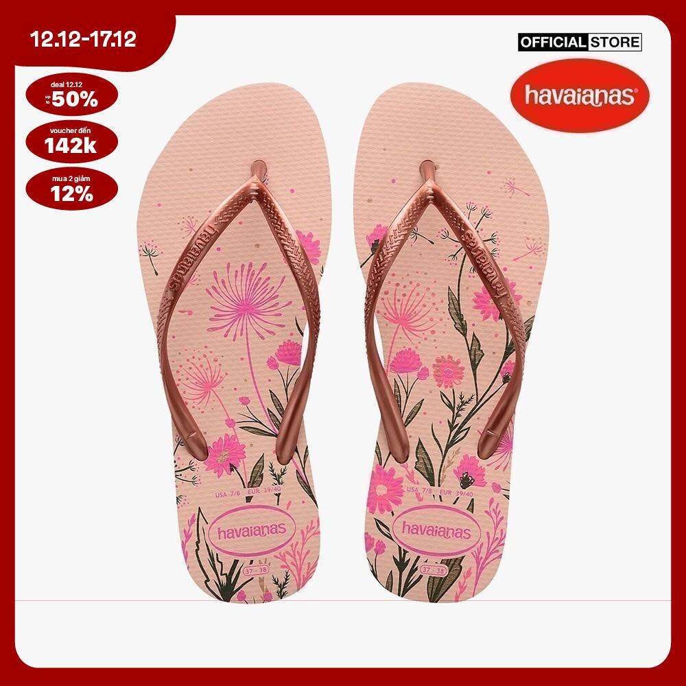 [GIÁ SỐC 12/12 + FLASH VOUCHER 20% + MUA 2 GIẢM 12% + FREESHIP|CHỈ 20H 11/12 - 12/12] HAVAIANAS - Dép kẹp nữ Slim Organic 4132823-2022