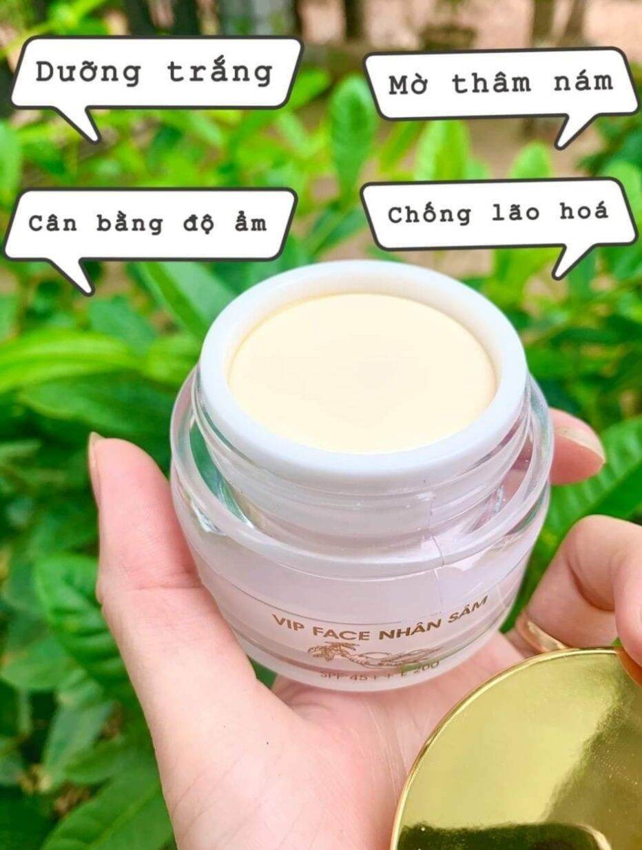Kem face tinh chất nhân sâm trắng da