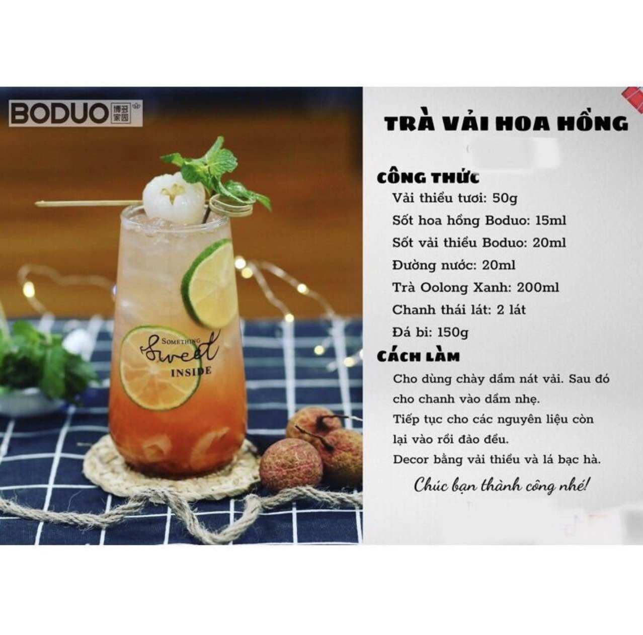 Mứt hoa hồng Boduo hộp 1kg