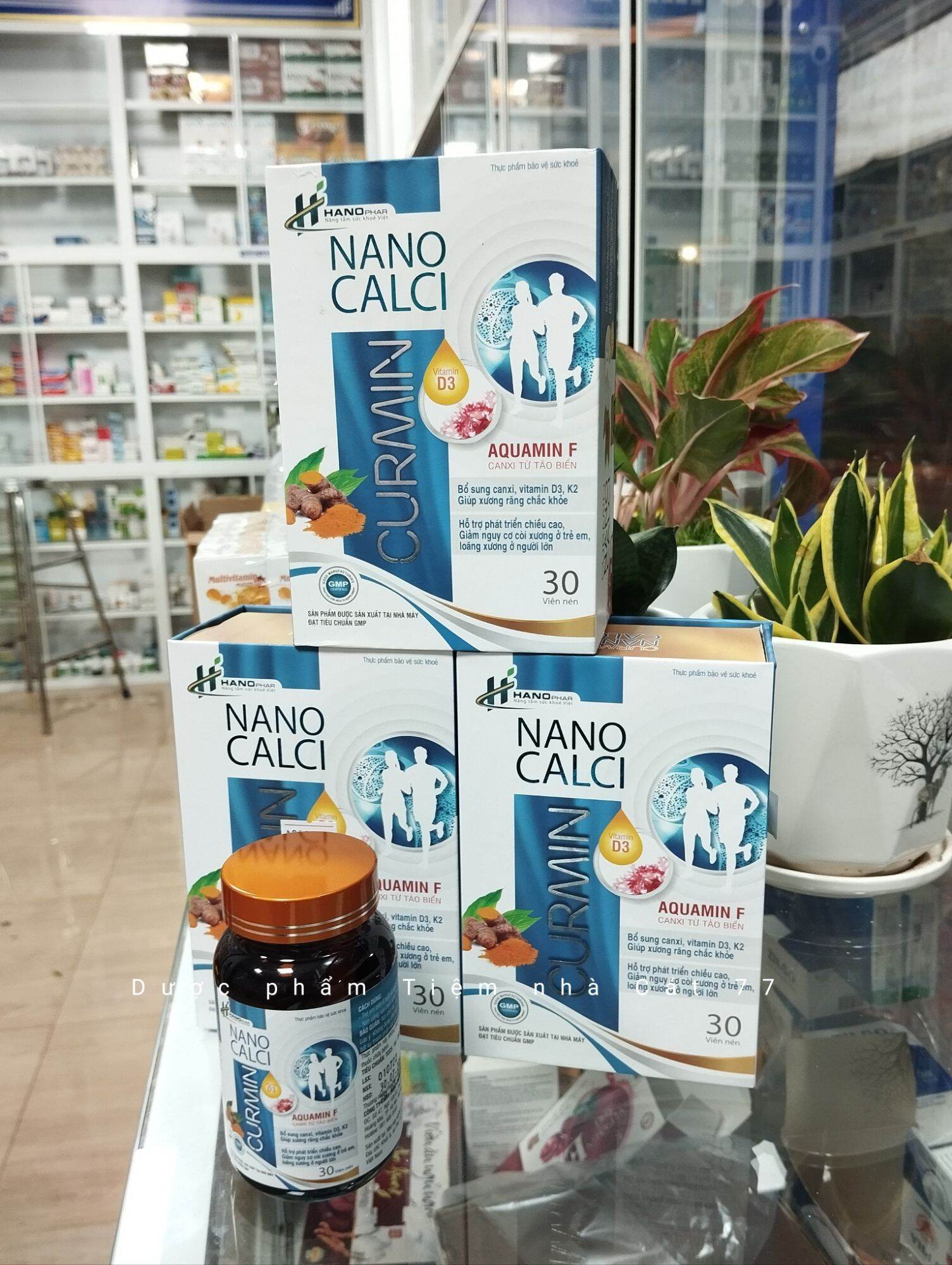 Canxi nano NANO CALCI CURMIN - Bổ sung canxi giúp tăng chiều cao, chắc xương, răng chắc khoẻ