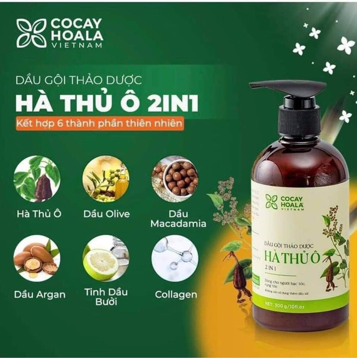 Dầu gội Hà Thủ Ô (300ml)