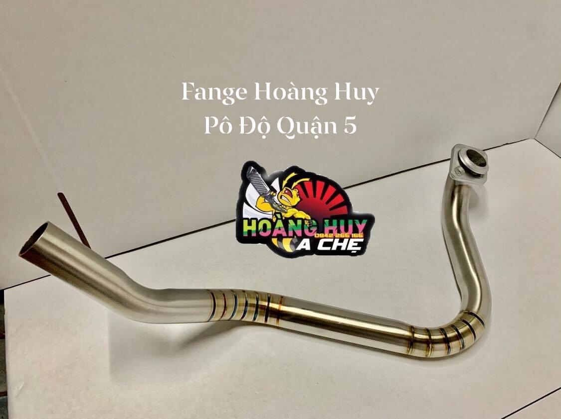 Cổ Pô Vario Inox 304 Bắn Sâu sử dụng pô zin