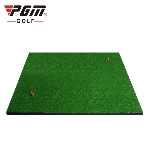 Thảm Tập Swing Golf 1,3m x 1,2m - PGM Hitting Mat ( Tặng kèm 5 bóng golf xốp và tee golf cao su )