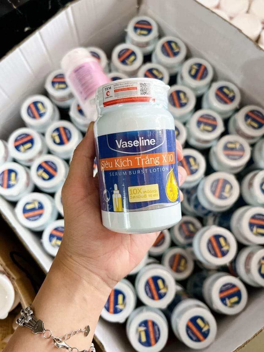 Body Kích Trắng Vaseline 10x 250gr