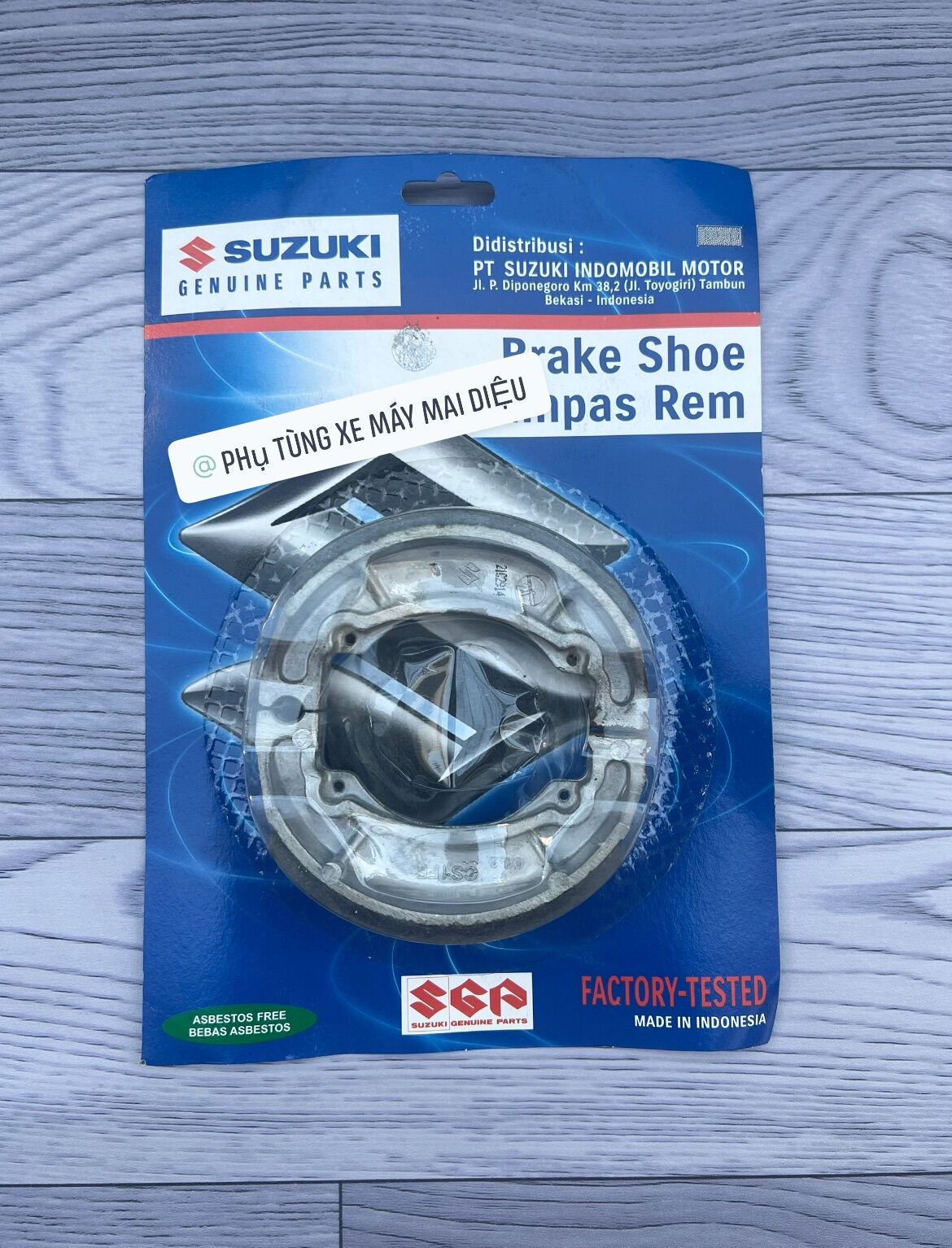 Bố thắng đùm sau hãng suzuki indonesia