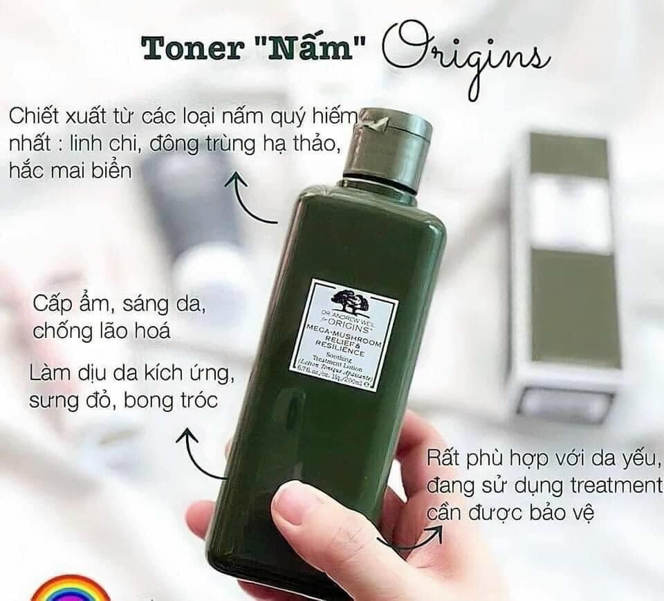 Toner Nấm Origin 200ML fullbox