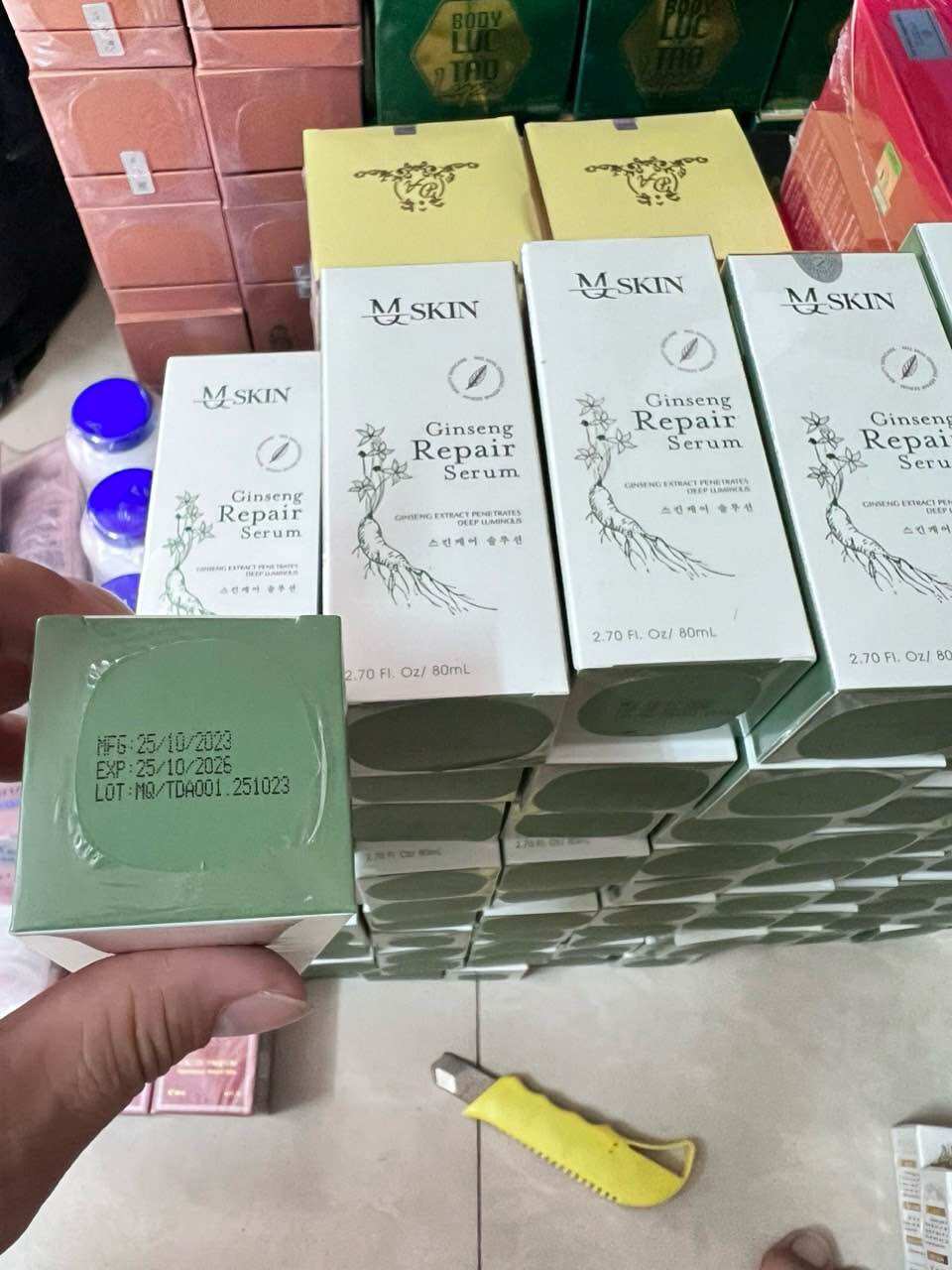 (mẫu cũ) SERUM TÁI TẠO DA NHÂN SÂM MQ-SKIN