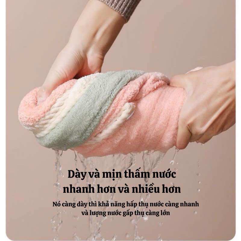 [GIFT] Khăn ủ tóc Lincare sợi microfiber siêu thấm hút giúp tóc nhanh khô