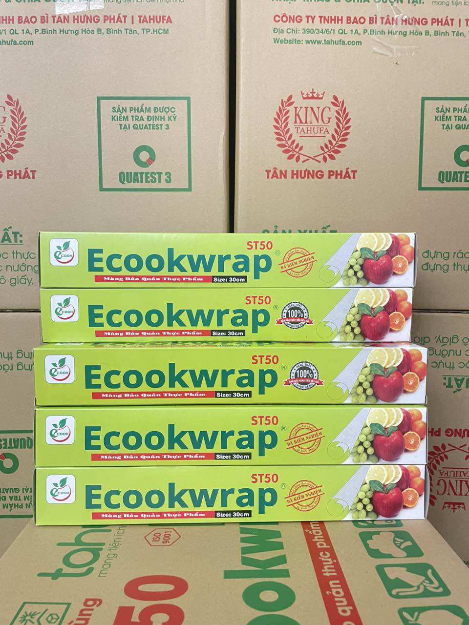 MÀNG BỌC THỰC PHẨM ECOOKWRAP ST50 - SIZE 30CM