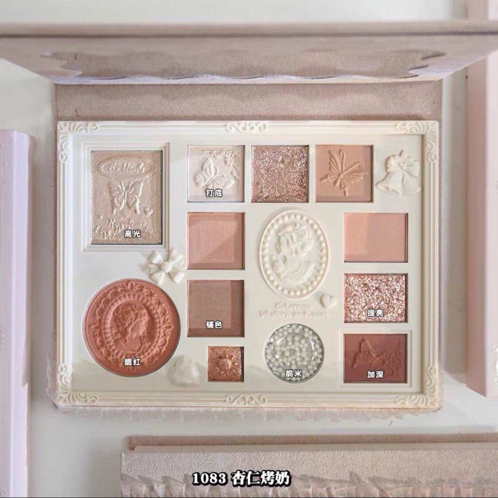 [COLORROSE] Bảng phấn trang điểm mắt màu sáng lấp lánh