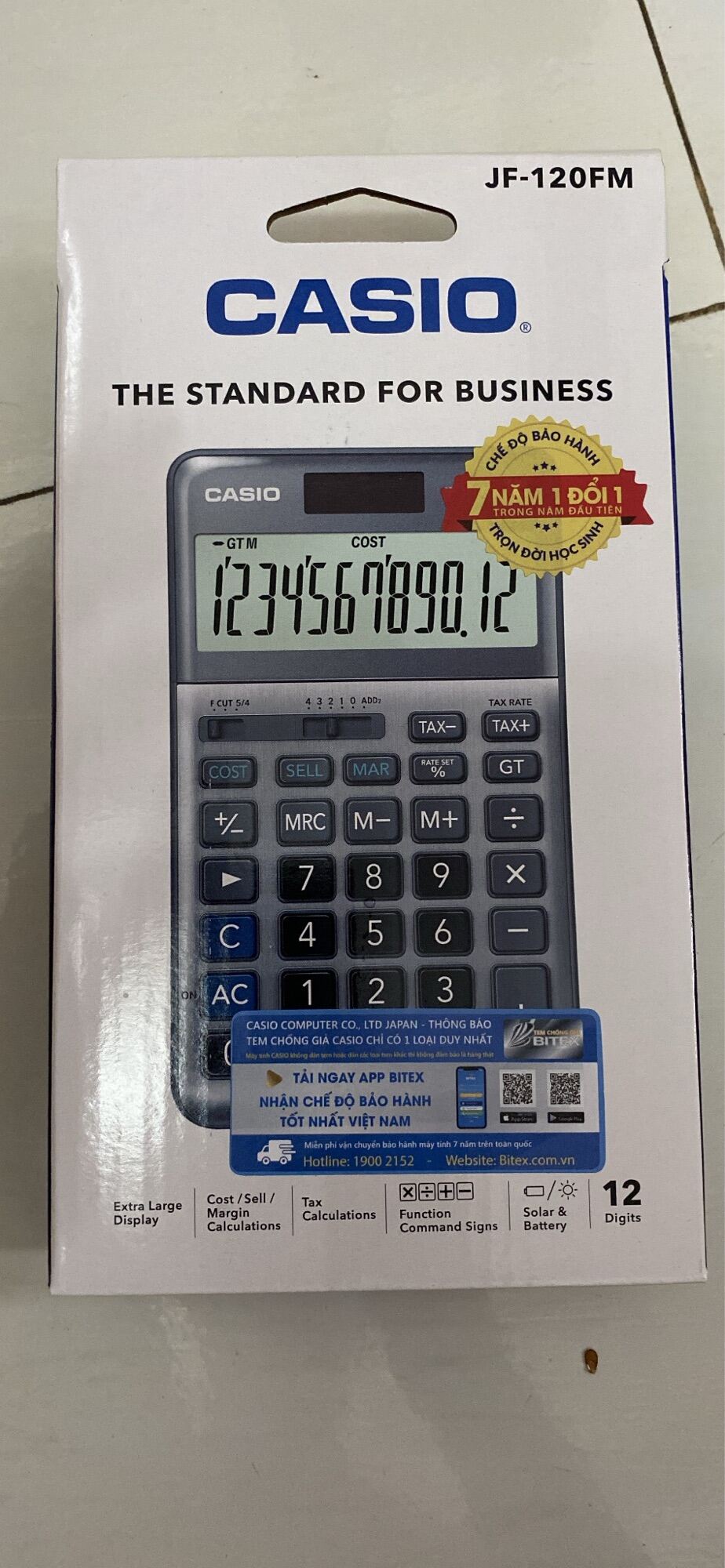 Máy tính Casio JF 120FM