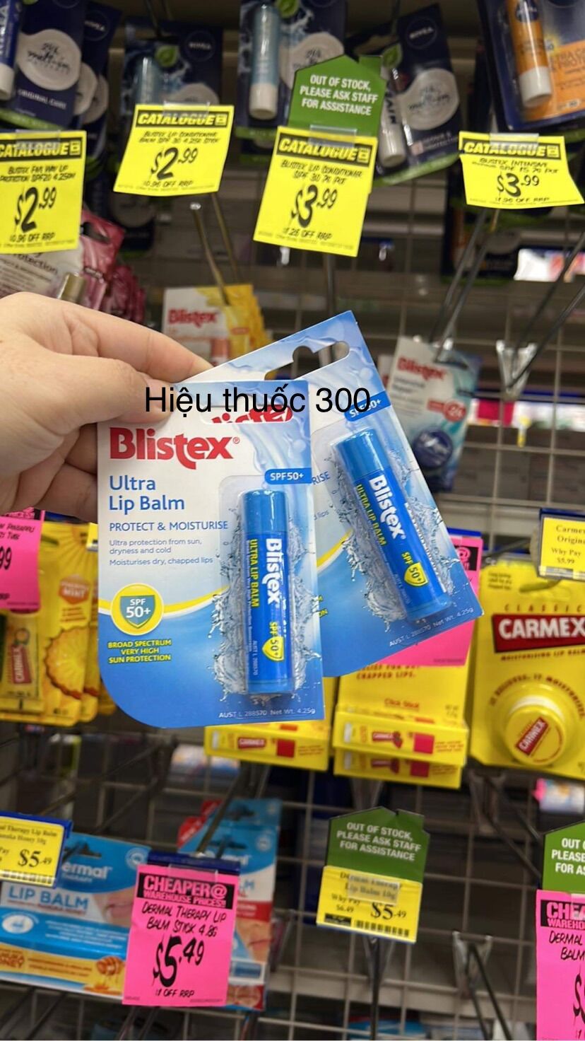 Son dưỡng ẩm chống nắng blistex chuẩn Úc