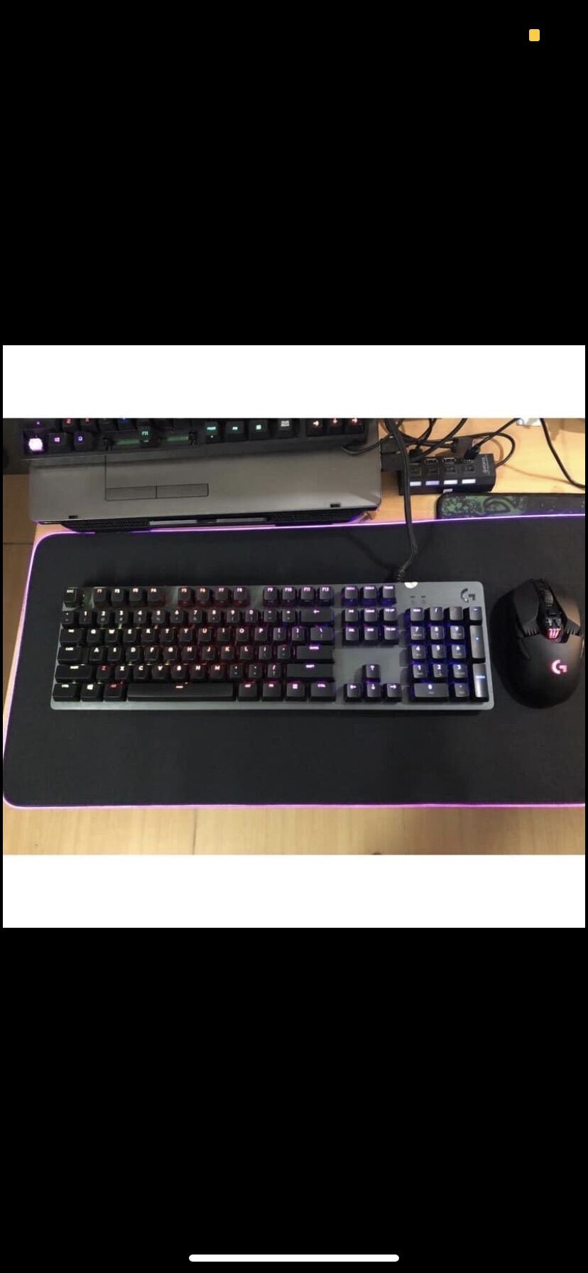 Bàn phím cơ logi g512 carbon led RGB swich tactile 2nd ( cũ) đẹp 95%
