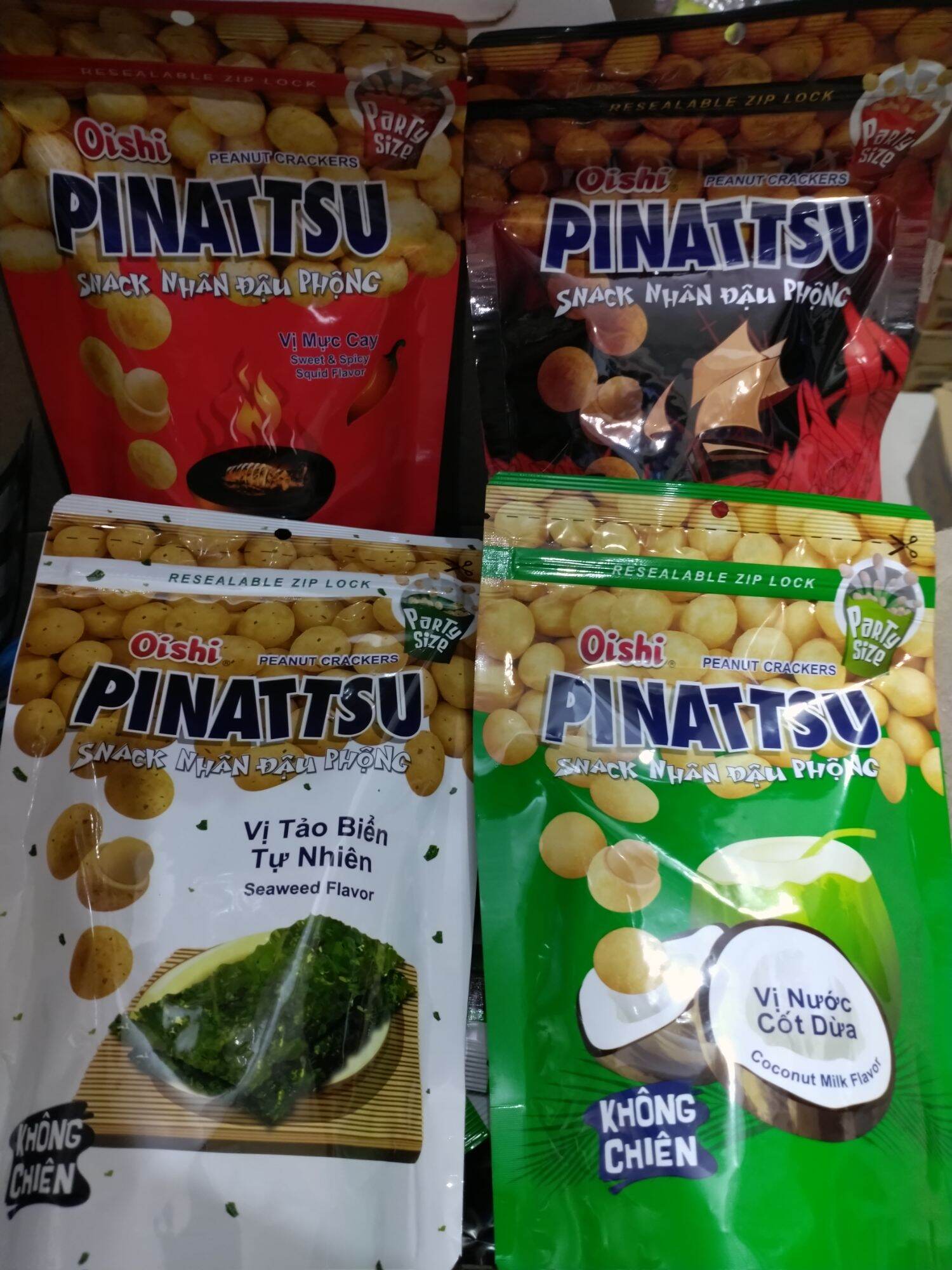 Đậu phộng Pinattsu các vị gói 95g