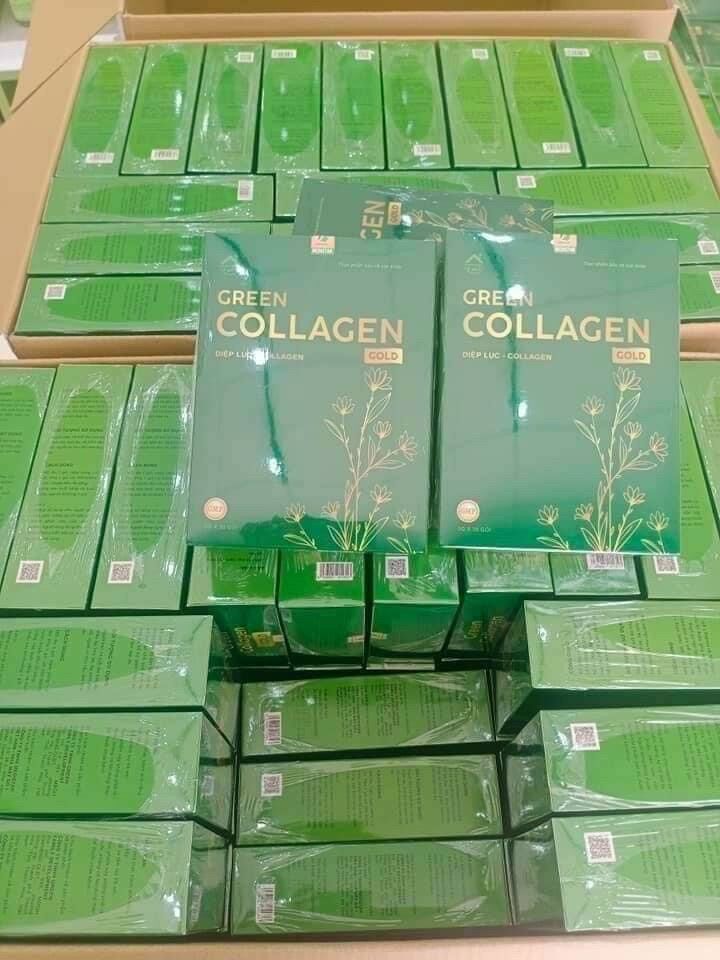 Diệp lục collagen gold 30 gói ( Creen Collagen Gold )