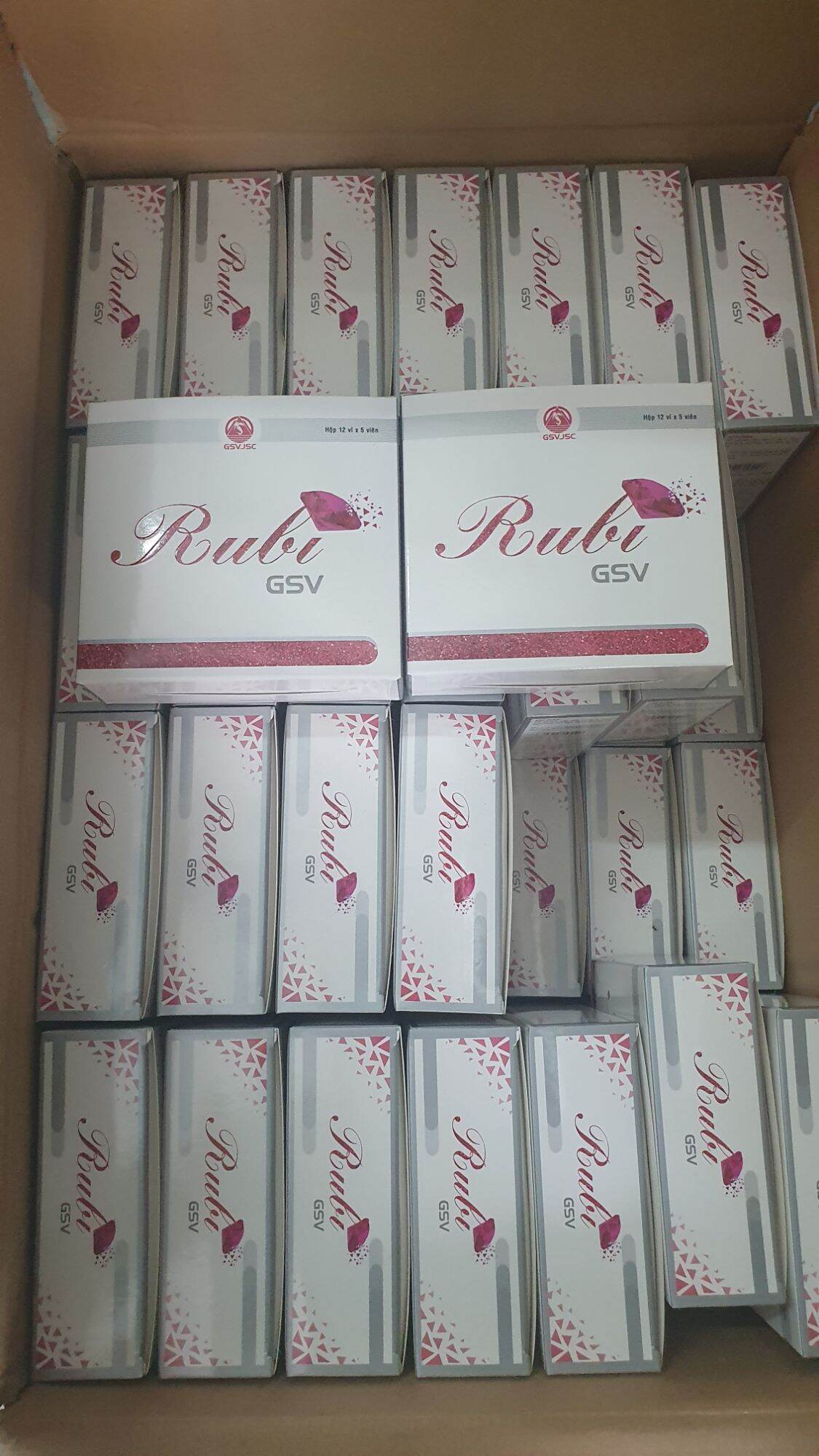 Viên uống hỗ trợ làm đẹp da Rubi GSV