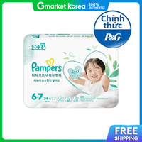 Pampers | Tã quần Pampers Touch of Nature mẫu mới 2026 size 6 (1 gói)