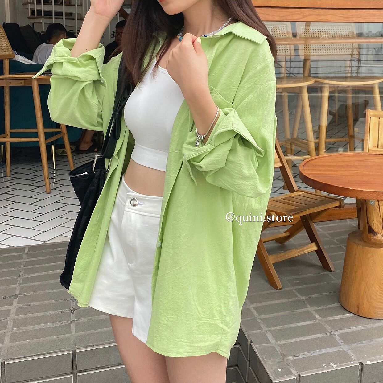 quini.made - Áo Sơ Mi Form Rộng - Linen Basic Shirt