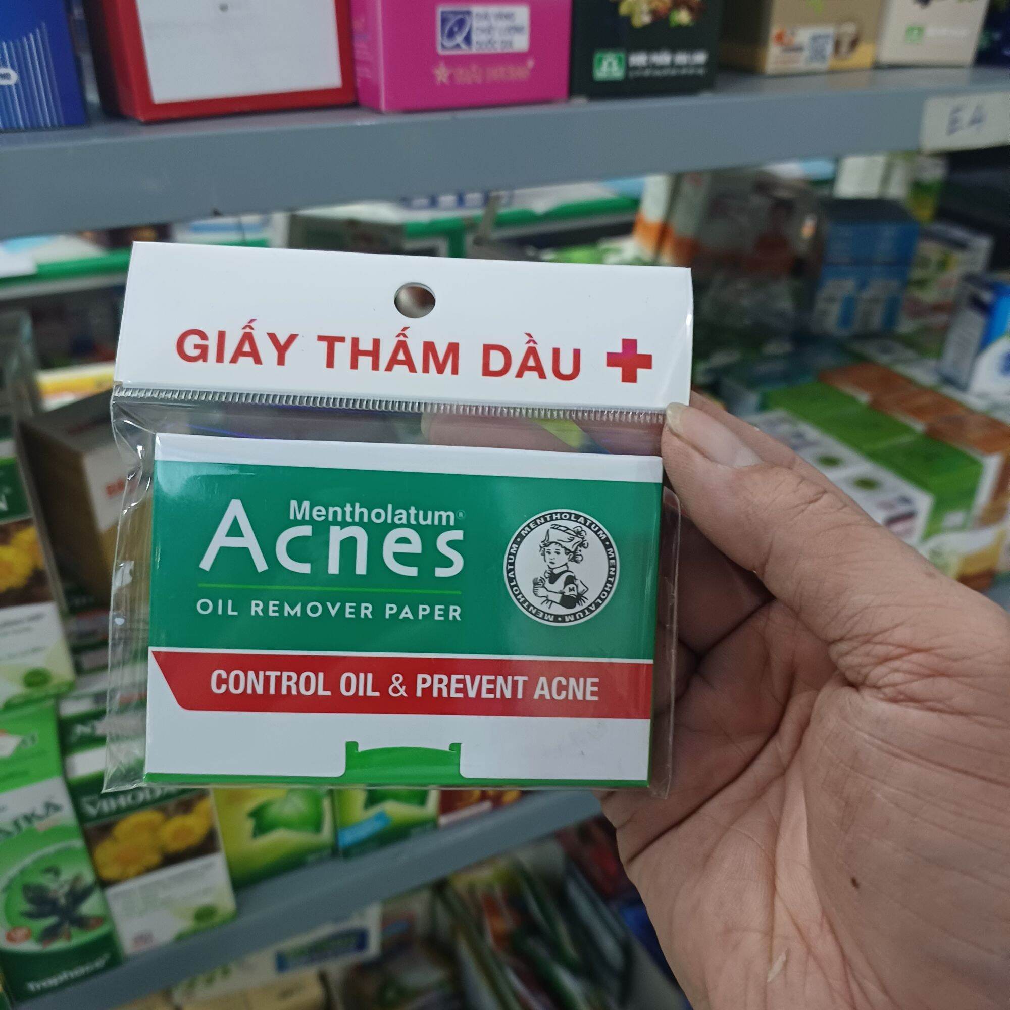 Giấy thấm dầu acnes bịch 100 tờ