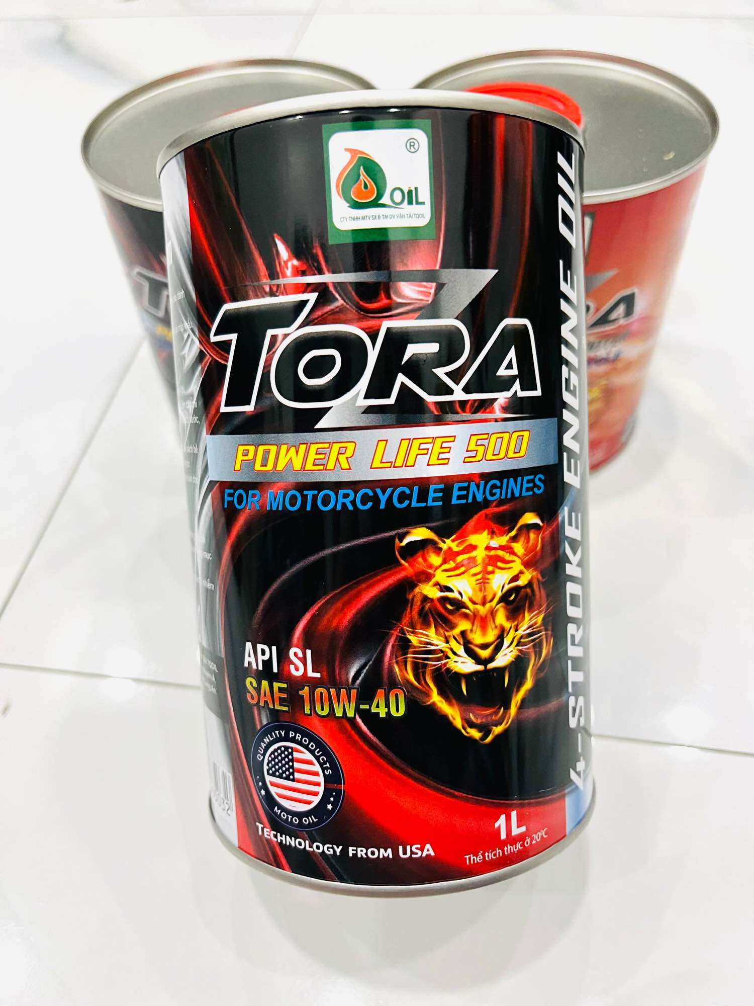 Nhớt lon dành dành cho xe số và xe ga tora power 10w40, nhớt lon giá rẻ
