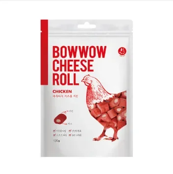 Phô mai cuộn thịt gà bow wow 120g