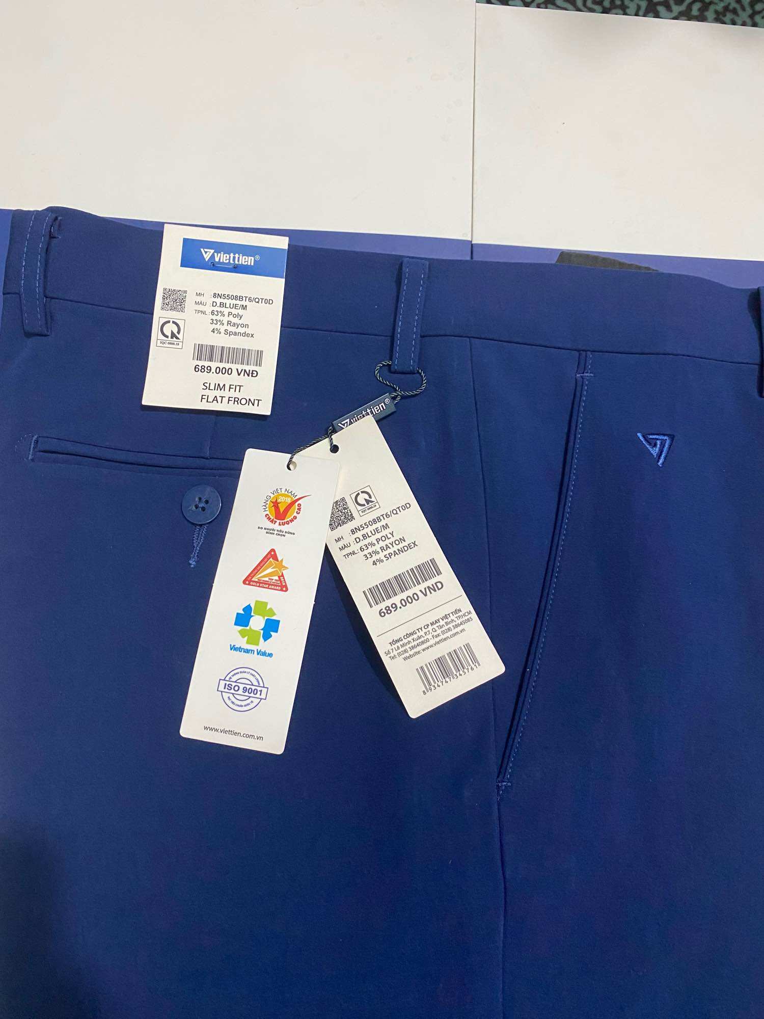 Quần Tây dài 8N5508 ( SLim fit)