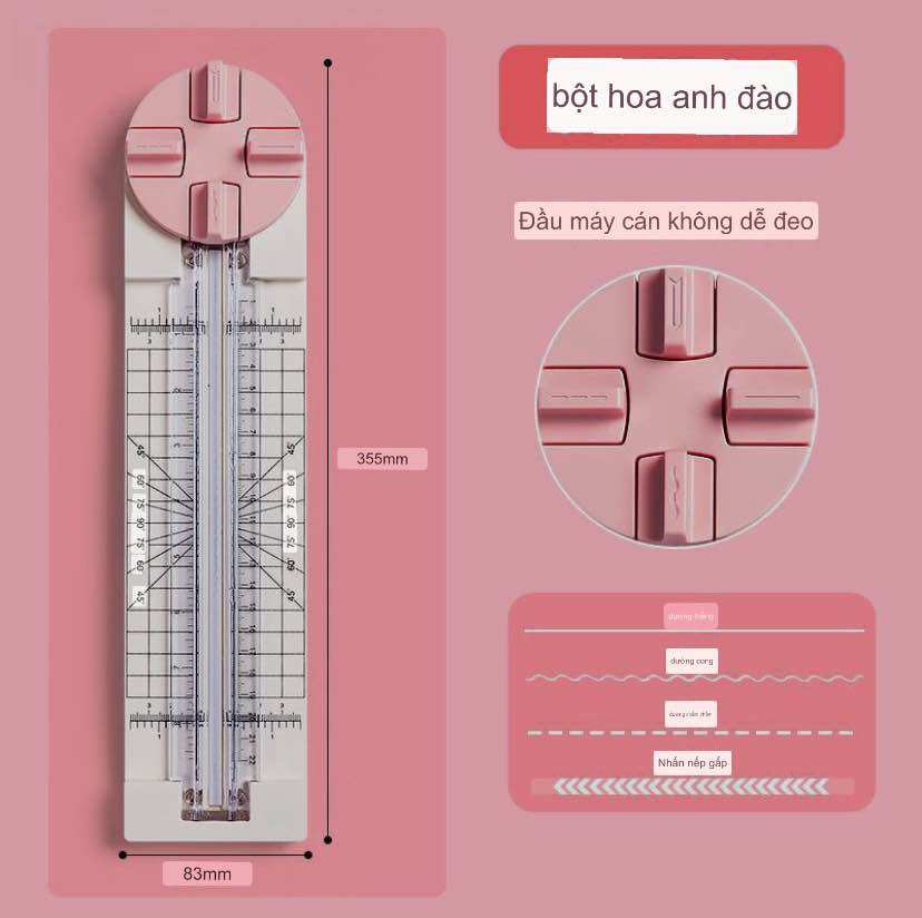 Bàn cắt giấy 4in1 với 4 đầu cắt
