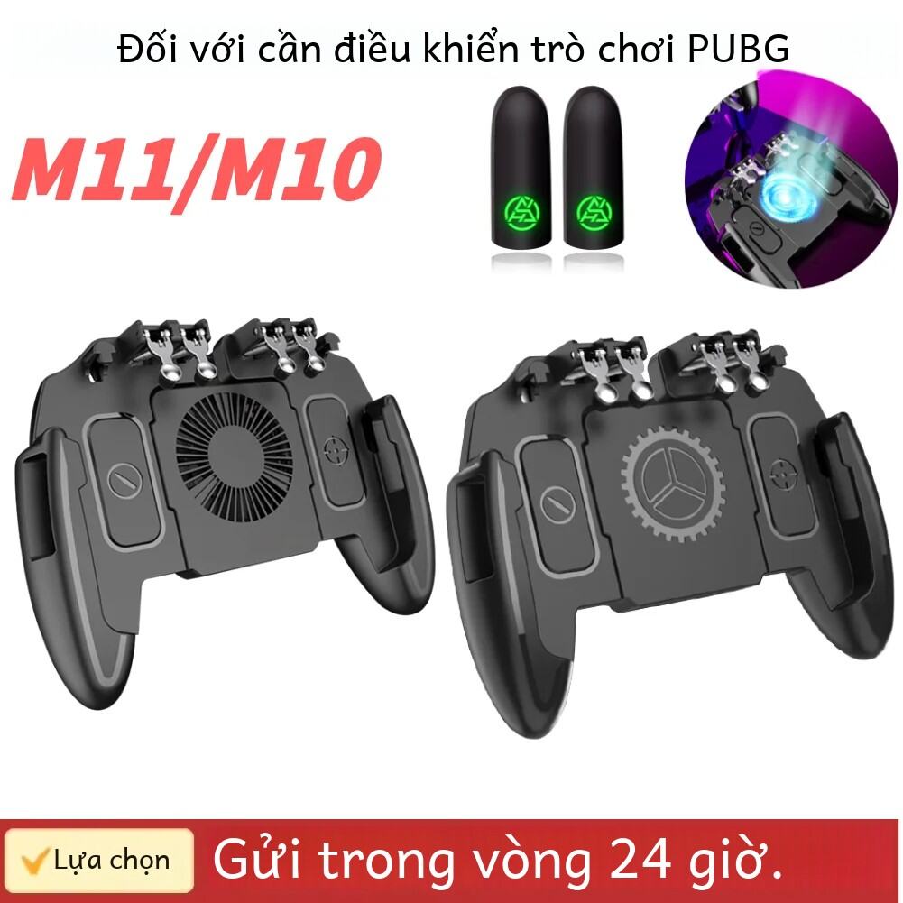 Pubg Bộ Điều Khiển Trò Chơi Di Động Cần Điều Khiển Với 6 Ngón Tay Call Of Duty Quạt Làm Mát Tay Cầm Chơi Game Cho M10/m11 Ios Android Tương Thích