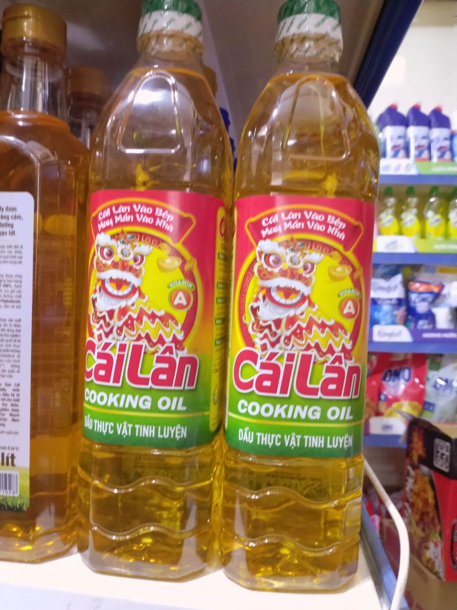 Dầu ăn Cái lân chai 1 lít