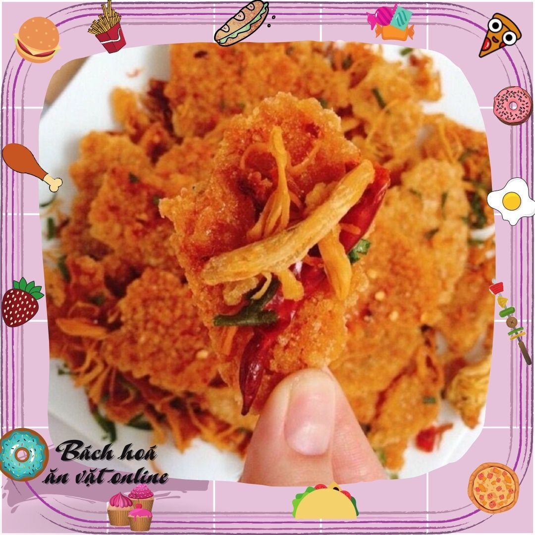 200gr cơm cháy lắc khô gà