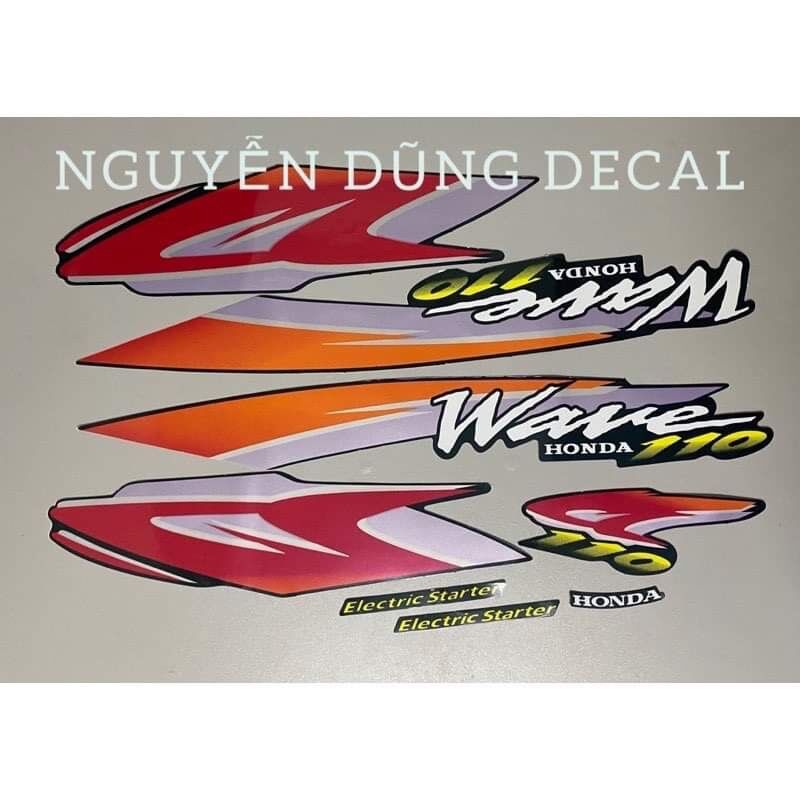 Tem wave thái 110 màu nhớt đời 1999