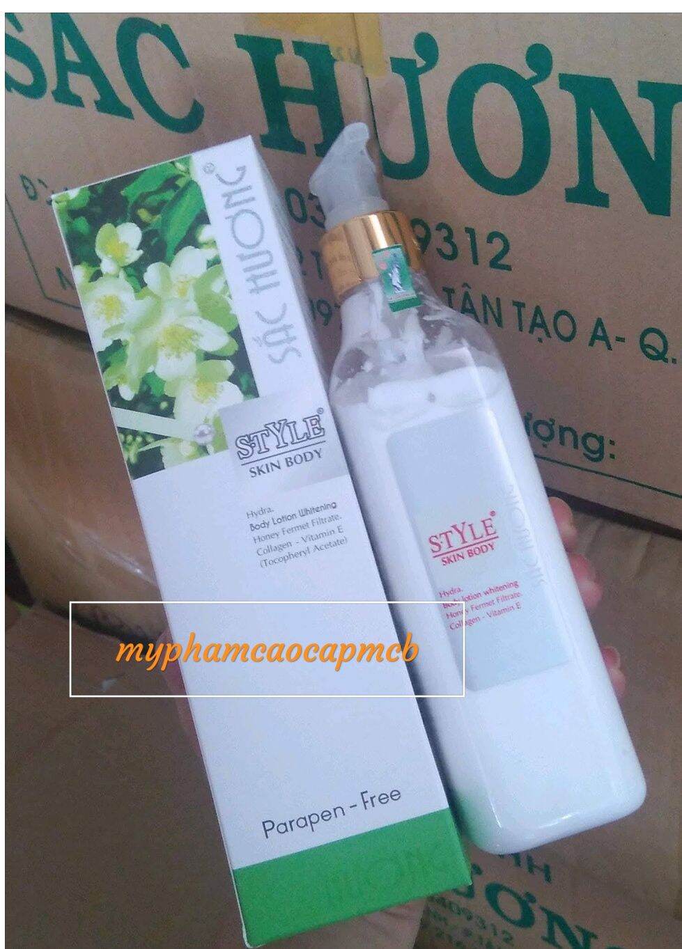 kem sắc hương body trăng da chính hãng 100%